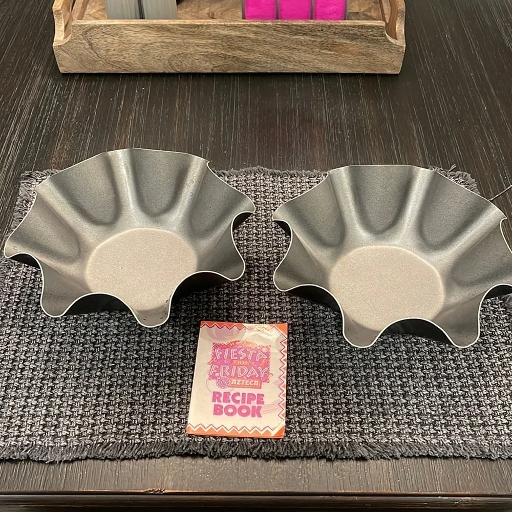 Set of 2 Tortilla Shell Maker Pans